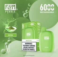 FLUM PEBBLE Flavors | FLUM PEBBLES 6000 bouffées matcha Z40XD54