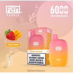 FLUM PEBBLE France | FLUM PEBBLES 6000 bouffées mangue paille Z40XD68