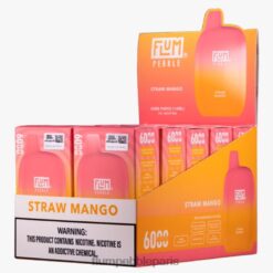FLUM PEBBLE Vape Near Me | FLUM PEBBLES 6000 bouffées 10 paquets mangue paille Z40XD69