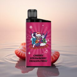 IGET Bar 3500 Puffs Cerise Fraise Fruit du Dragon 1400 mAh Mesh 1.2 Ohm