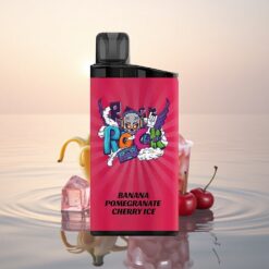 IGET Bar 3500 Puffs Glace Banane Grenade Cerise avec Bobine Mesh 1,2 Ohm et Batterie 1400 mAh