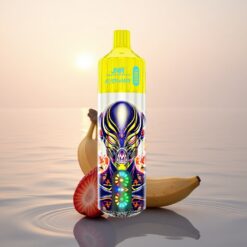 JNR Alien Max 18000 Fraise Banane Double Mesh Charge Rapide