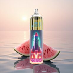 JNR Rocket-X 12400 Glace Pastèque Cerise avec Batterie 850mAh et Lumières RGB