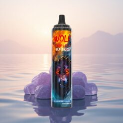 JNR Wolf Niplo 10000 Myrtille Sur Glace avec 20ml et 1.0 Ohm