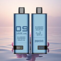 Lavie Cube 20000 Puffs Glace Myrtille Framboise Raisin 28ML 5% Type C