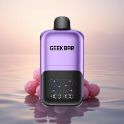 GEEK BAR 2GO 20ml 50000 Puffs Framboise & Raisin avec Écran Interactif et Double Réservoir