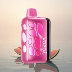 VOZOL RAVE 40000 Puffs Pêche Melon Lumière Vibrante Charge Rapide