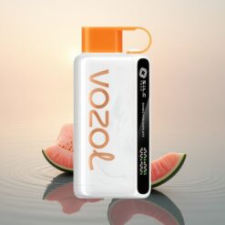 VOZOL STAR 9000/12000 Puffs Pêche Mangue Pastèque avec Protection d'Embout et Charge Rapide